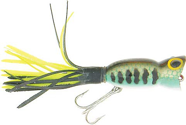 Arbogast Hula Popper 2" 3/8-Bass Fishing Lure - Arbogast