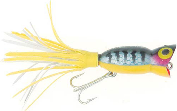 Arbogast Hula Popper 2" 3/8-Tenn Shad Fishing Lure - Arbogast
