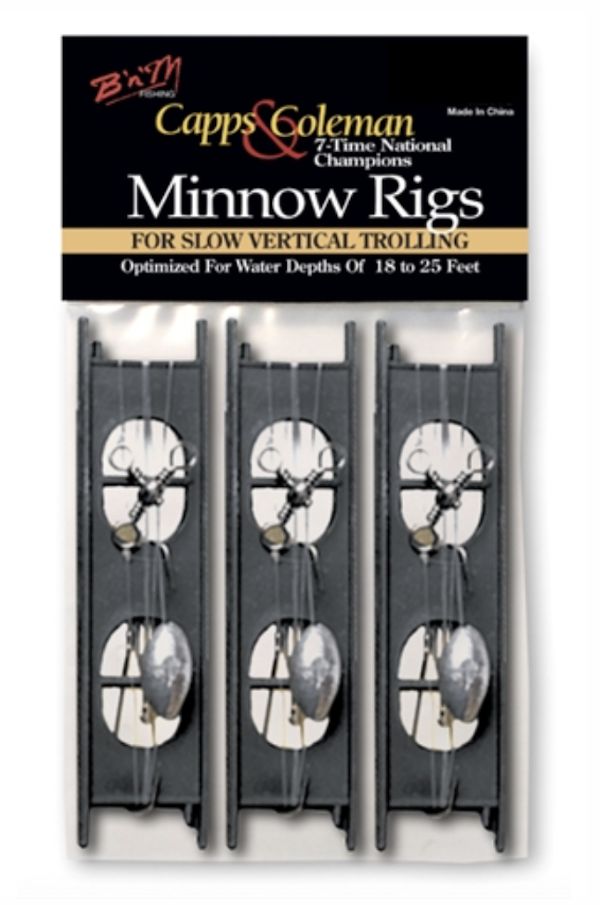 B&M Caps & Coleman Minnow Rig 6pk 1/2oz w/E214 Hoo