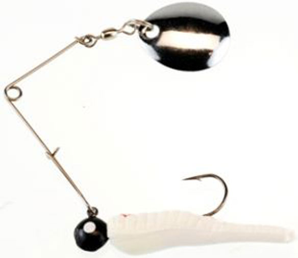 Berkley Beetle Spin 1/16 White Red Dot Lure