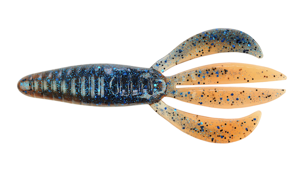 Berkley Pit Boss 4" Perfection Blue Fleck 8pk - Berkley