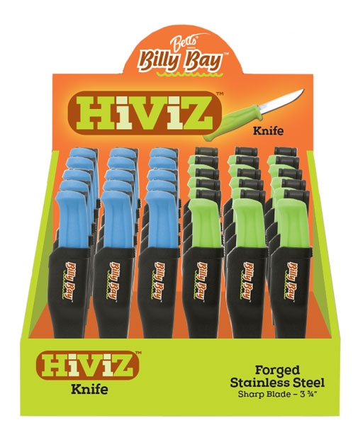 Betts TACKLE BKD-30 30 PC HI VIZ BAIT KNIFE DISP