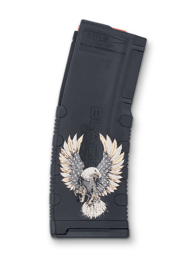 Black Rain Ordnance BRO-MAG30-EAGLEFLAG AR15 Magazine 30rd Polymer - Black Rain Ordnance - 5.56 NATO / .223 Rem for sale at TheGunDock