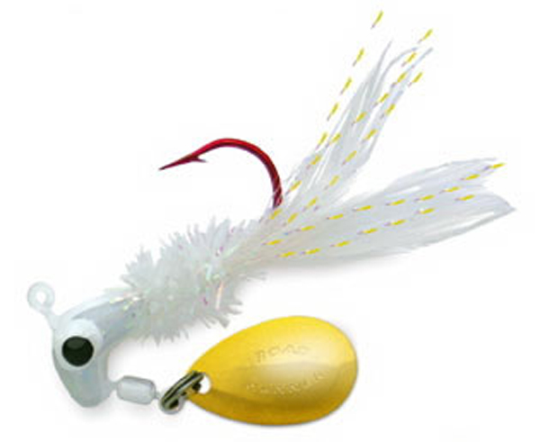 BLKMR RR GOLD 1/8 WHT/SILVER                               