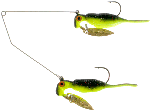 Blakemore SALES BM ROAD RUNNER REALITY SHAD RIG 3/16OZ BLK/CHART
