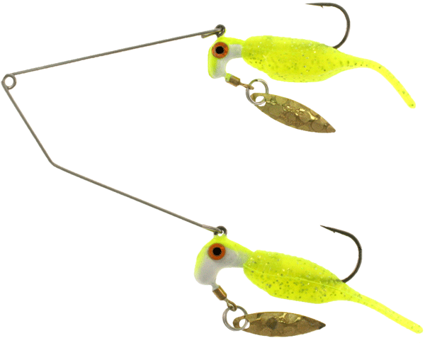 Blakemore SALES CORPORATI BM ROAD RUNNER REALITY SHAD BUFFET RIG 3/16OZ CHT/SPKLE