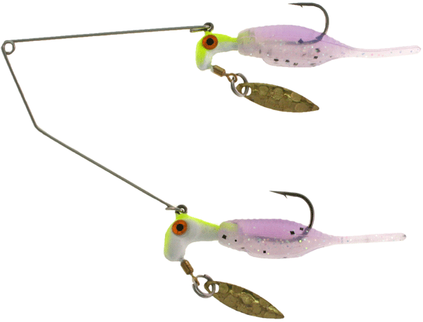 Blakemore SALES BM ROAD RUNNER REALITY SHAD BUFFET RIG 3/16OZ CHT/ALB GHOST