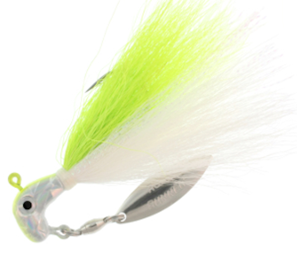 BM Bucktail Pro LEM Shad/Chr/Wht 1/8 1P Fishing Lure