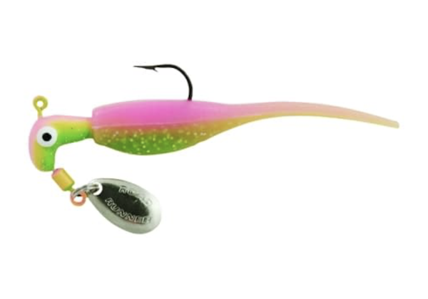 BM Slab Runners w Baby Shad 1/8 #1 HK Electric Chicken - SR3-219