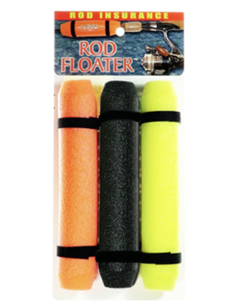 ROD FLOATERS 8in 3pk BLK/YEL/ORG Model: 438