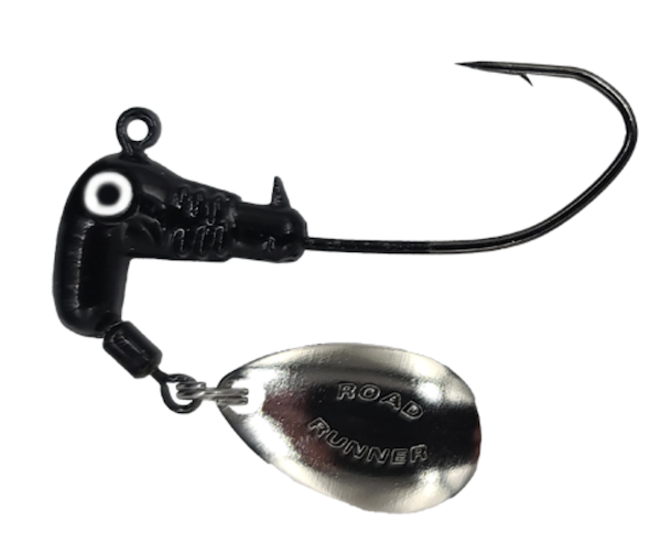 ROAD RUNNER SICKLE HOOK HEADS 6PK 2/0 HK BLACK 1/8         