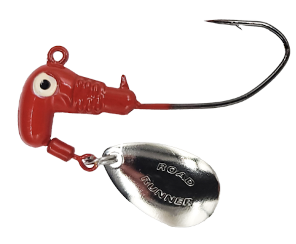 ROAD RUNNER SICKLE HOOK HEADS 6PK 2/0 HK RED 1/8           