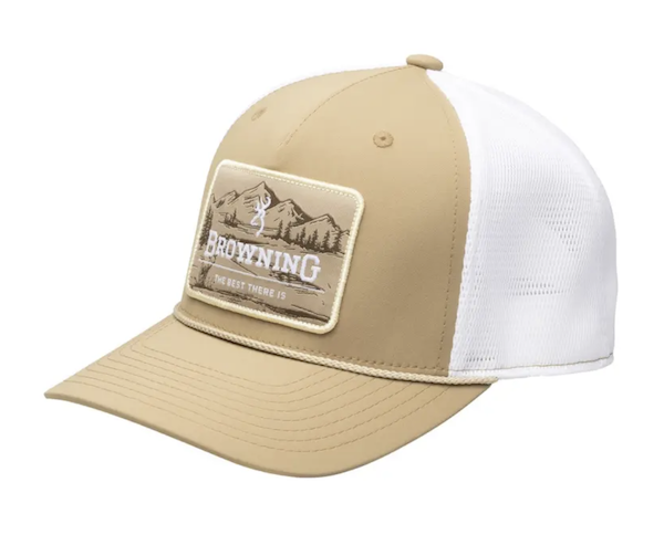 Browning Homestead Snap Cap (Tan/White)