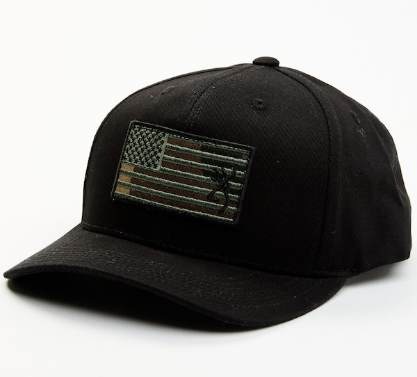 Browning BRN Cap Woodland Flag Black 308794991 - Browning