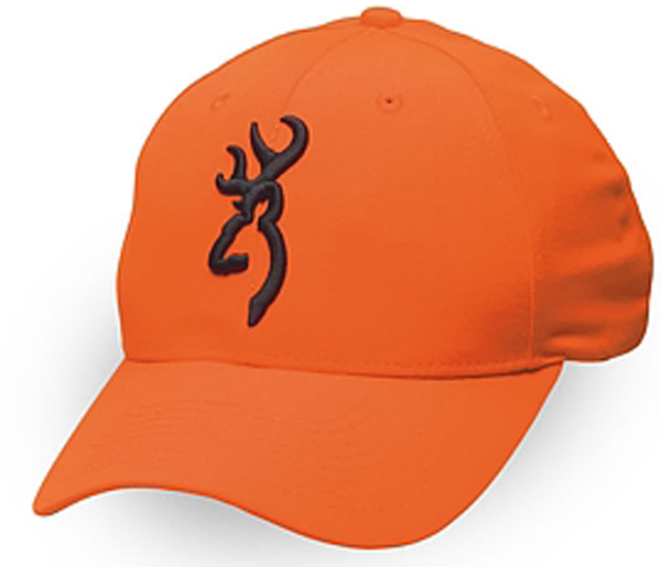 Browning Safety Cap; Blaze Orange Hook & Loop