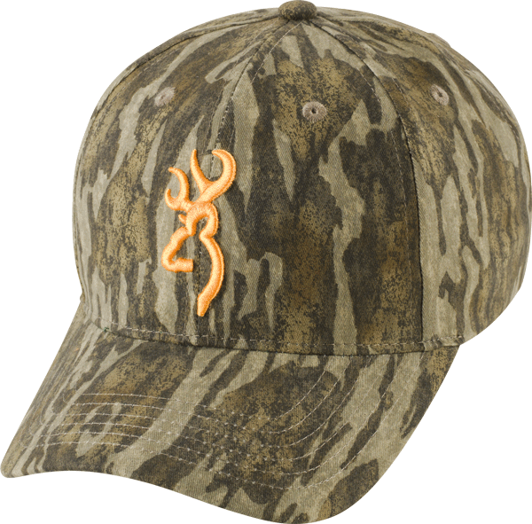 Browning Rimfire Cap Buckmark Logo Bottomland Velcro
