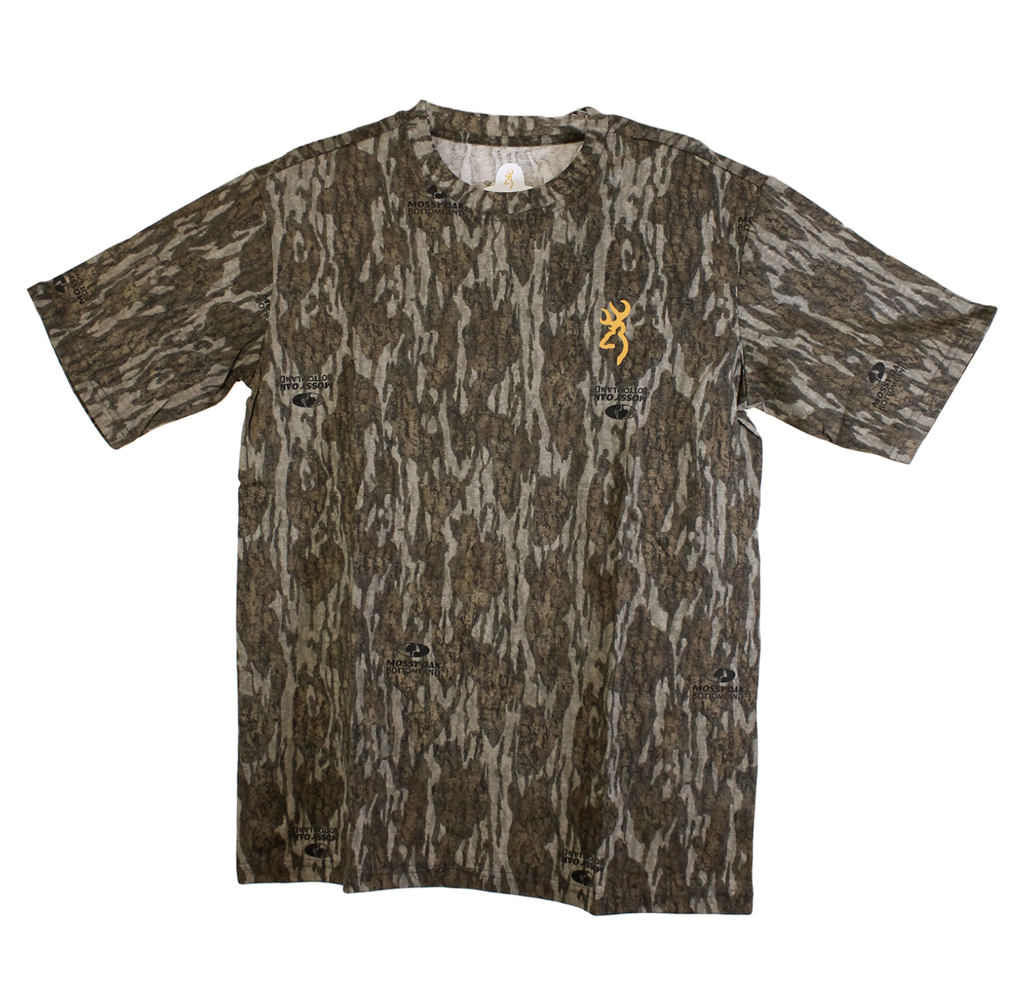 Browning Wasatch Short Sleeve T-Shirt (Mossy Oak Bottomland) - Size M