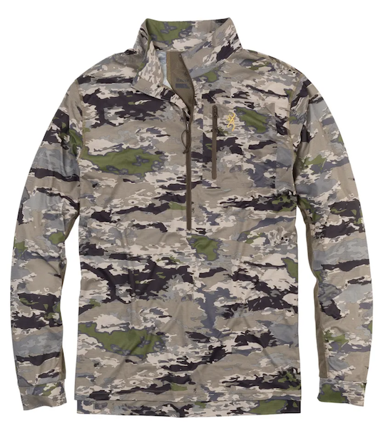 Browning Early Season 3/4 Zip Shirt OVIX (Size S)