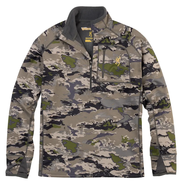 Browning BRN SHT Monroe 1/4 Zip OVIX S