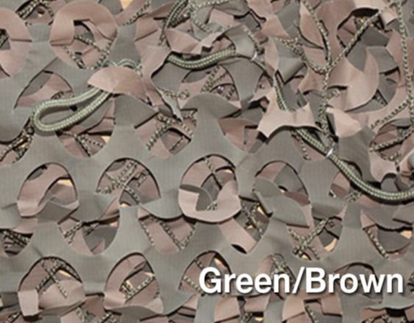 CAMO UNLIMITED MS01B Military Net 9'10"x9'10" Green/Brown