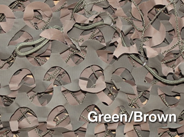 Camo Unlimited CU Military Net BB20 5'x22' Green/Brown Mesh