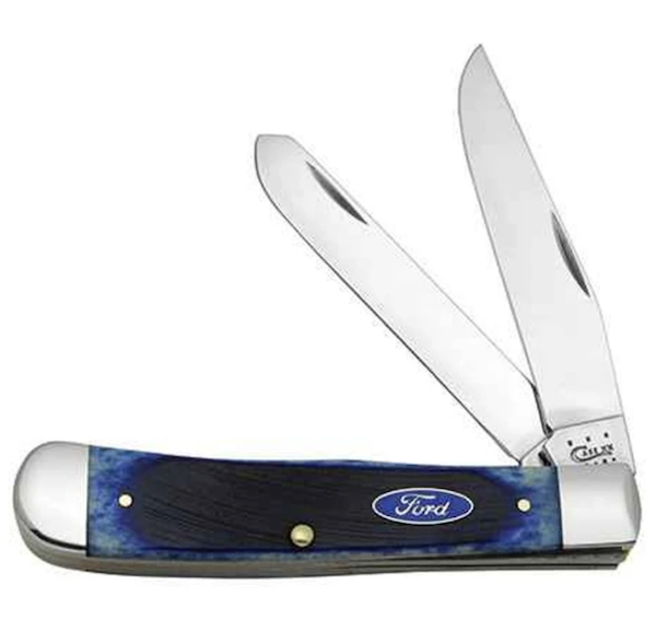 Case Cutlery XX Ford Blue Bone Trapr 2-BL D Knife