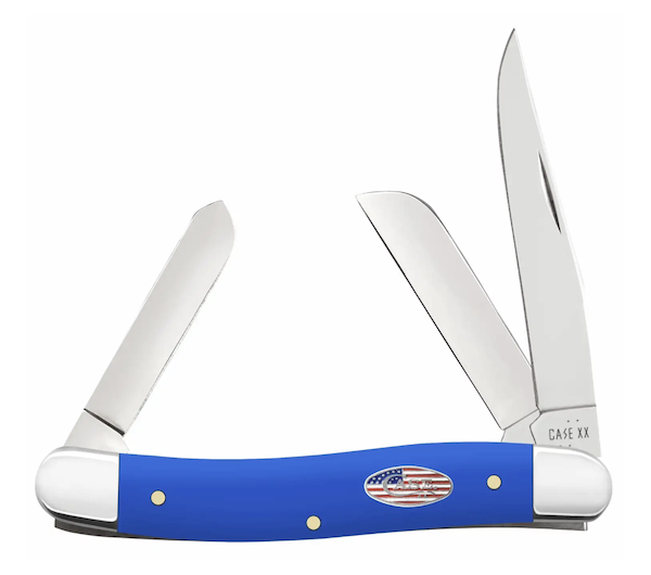 Case Medium Stockman Royal Blue Folding Knife
