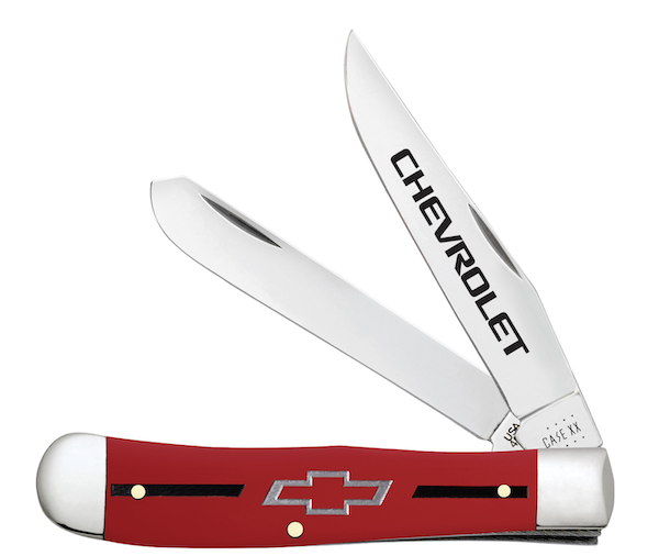 Case Cutlery Chevrolet Red Synthetic Trapper 2-Blade Knife