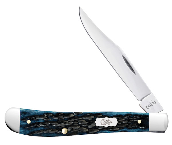 Case Slim Trapper 1-Blade Folding Knife (4 1/8") - Meditation Blue