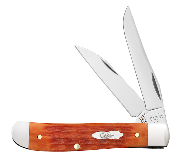 Case M Trapper 31/2" 2-Blade Teq Sun Bone Pocket Knife