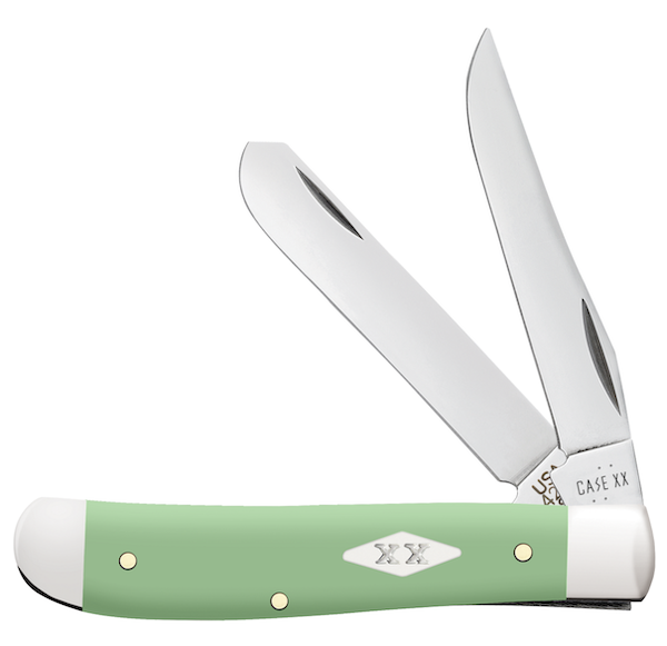 CASE Cutlery Trapper 2-Blade 3 1/2" Mint Green