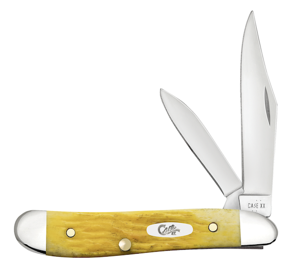 Case Peanut 2-Blade 2.625" Pocket Knife (Yellow Bone)