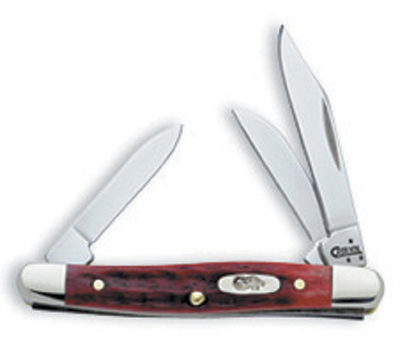 Case Peanut Pocket Knife - Old Red Bone Corn Cob Jig