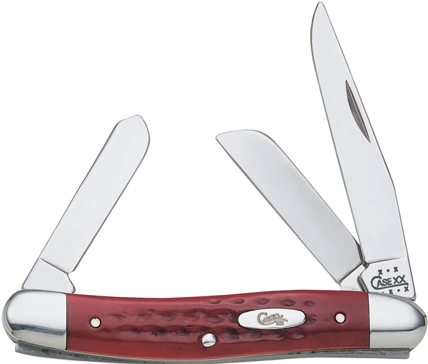 Case Stockman Medium Pocket Knife - Old Red Bone Corn Cob Jig