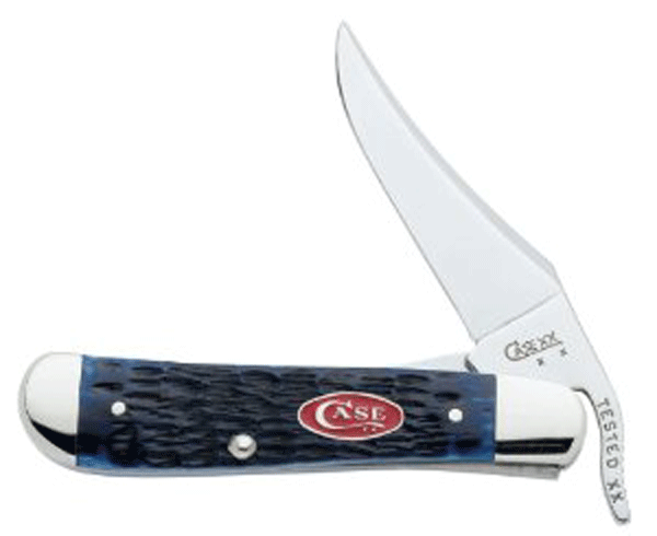 Case Russlock 1-Blade Navy Bone Pocket Knife