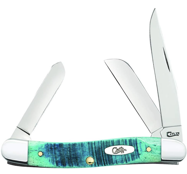Case Cutlery M Stkmn 3BL Carbon Blue 3.625" Knife