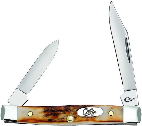 Case Small Pen 2-Blade Stag Knife