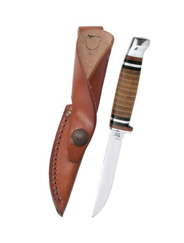 Case Leather Mini Finn Hunter Knife w/ Leather Sheath