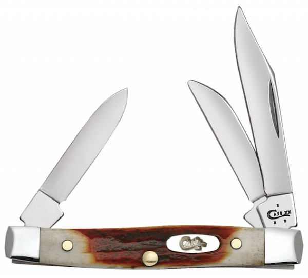 Case Red Stag 3-Blade Stockman Pocket Knife (2 5/8")