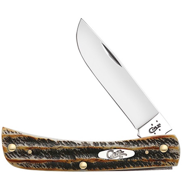 Case SOD Buster Jr Bone Stag Folding Knife