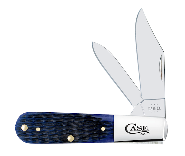 Case Rogers Jig Barlow 3 3/8" 2-Blade Pocket Knife (Navy Blue Bone)