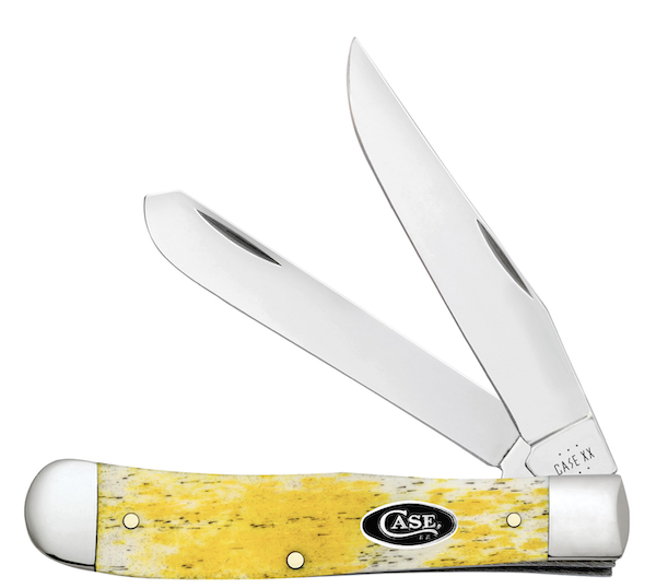 Case Trapper 4 1/8" 2-Blade Knife - Yellow Bone
