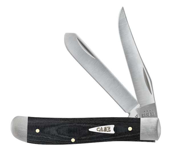 Case Mini Trapper 3.5" 2-Blade Black Micarta