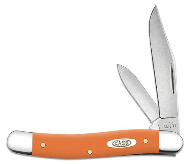 Case Med Jack 3 3/8" 2-Blade Orange Synthetic Pocket Knife