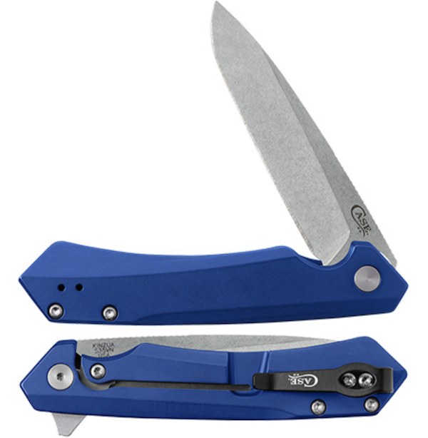 Case Kinzua 4.75" Spear Blue Aluminum