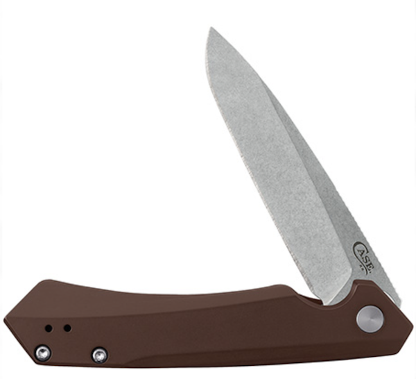 Case Kinzua 4.75" Spear (DK BRN ALUM)
