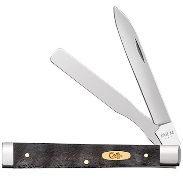 Case Baby Doc 2-Blade 2 7/8" Black Curly Wood