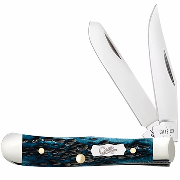 Case T Trapper 23/8" 2-Blade Medium Blue