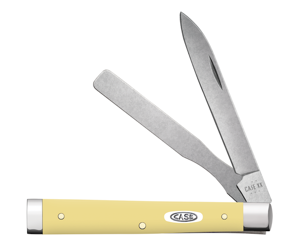 Case Baby Doc 2-Blade 27/8" Yellow Synthetic Pocket Knife