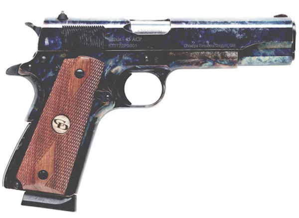 Chiappa Firearms Daly 1911, 45ACP, 5-Inch, Case Hardened with Walnut, Model 440.178